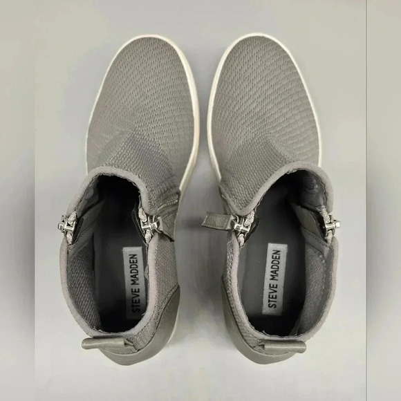 Steve Madden loxley Wedge gray snecker size 9 - Picture 10 of 10
